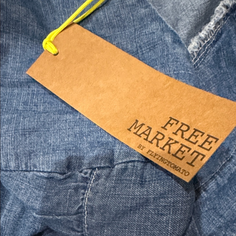 Flying Tomato Blue Denim Jumpsuit - Picture 4 of 11